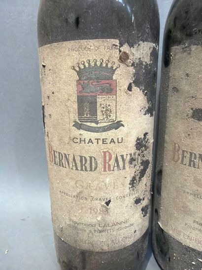 Ensemble de 6 bouteilles de vin comprenant...