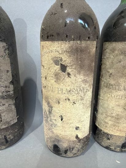 Ensemble de 6 bouteilles de vin comprenant...