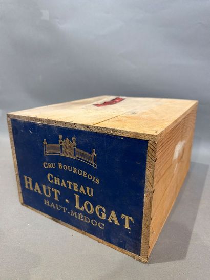 6 bouteilles Château Haut-Logat 1994 Cru...