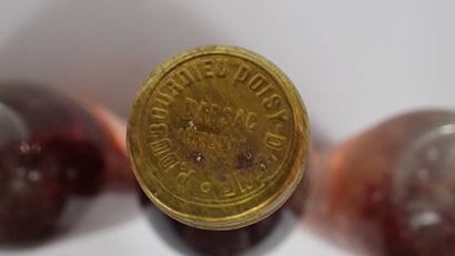 5 bouteilles Château Doisy Daëne 1976 Barsac...