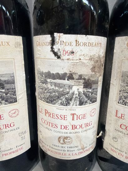 Ensemble de 6 bouteilles de vin comprenant...