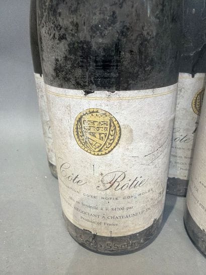 Ensemble de 6 bouteilles de vin comprenant...