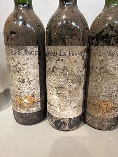 Ensemble de 6 bouteilles de vin rouge de...
