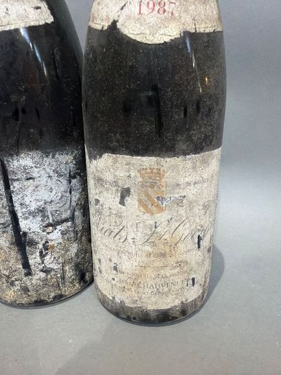 Ensemble de 7 bouteilles de vin comprenant...