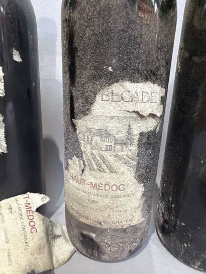 Ensemble de 6 bouteilles de vin comprenant...