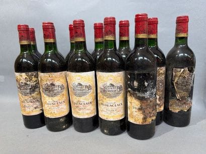 12 bouteilles Château Pedesclaux - Pauillac...