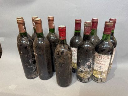 Ensemble de 11 bouteilles comprenant 5 bouteilles...