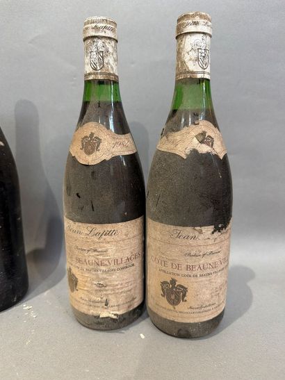 Ensemble de 7 bouteilles de vin comprenant...