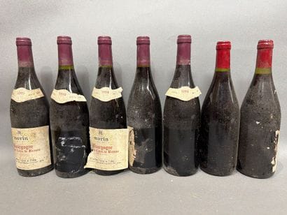 5 bouteilles de Morin Bourgogne 1994 Hautes...