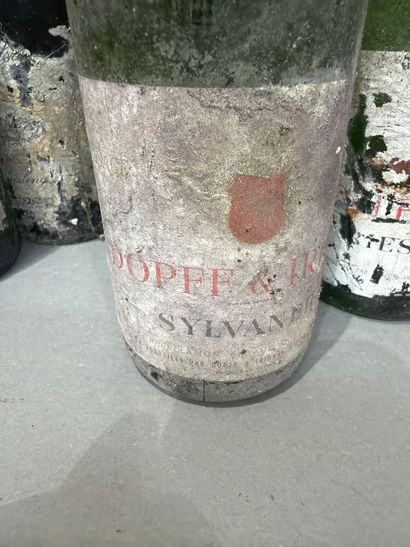 Ensemble de 8 bouteilles de vin d’Alsace...