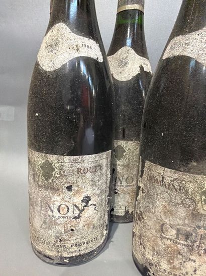 Ensemble de 9 bouteilles de vin comprenant...