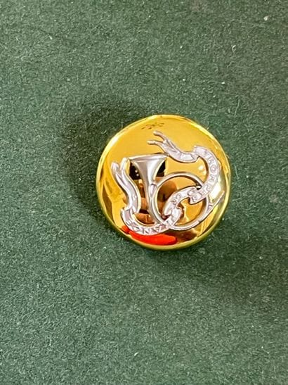 Bouton de gilet du rallye des Trompes de...