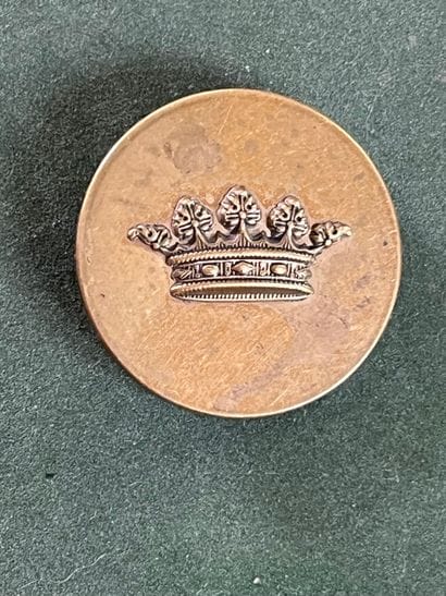 SO. Bouton de tenue des piqueux de l’équipage...
