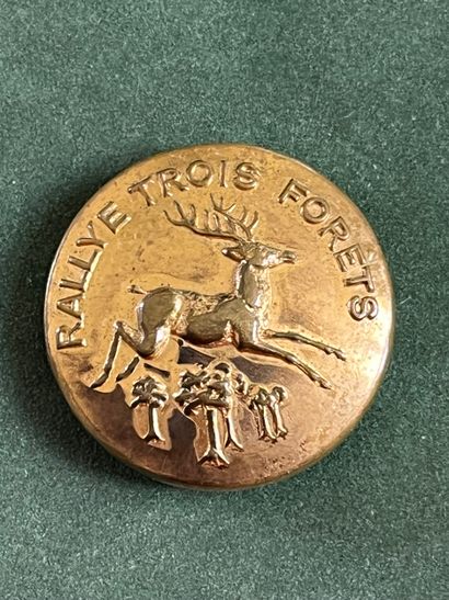 IDF. Bouton de tenue du rallye Trois Forêts...