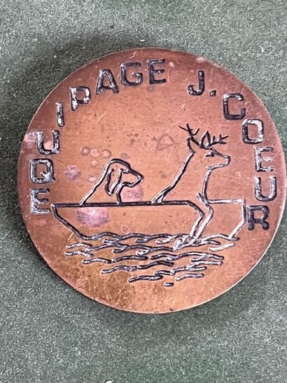 POI. Broche de l’équipage Jacques Cœur (1971-1985)...
