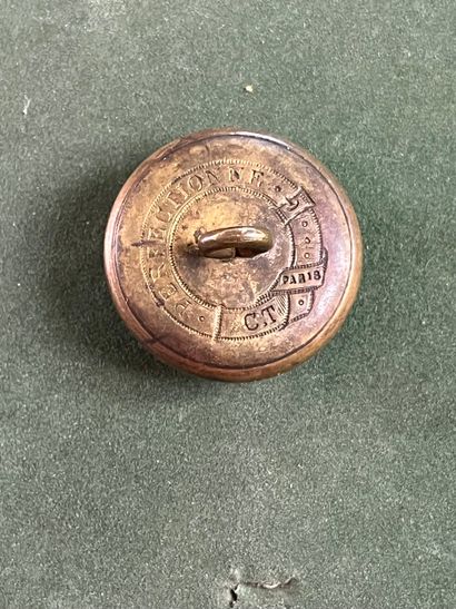 ANJ. Bouton de tenue de l’équipage du Lude...