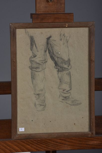 Moïseev Genadiy attribué à. « Paire de bottes...