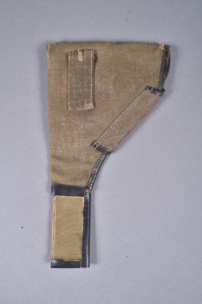 Etui de pistolet ersatz en toile verte gansée...