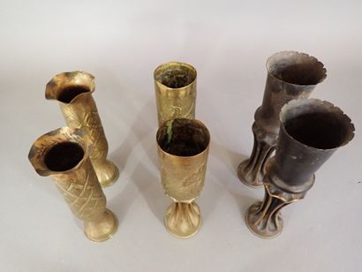 3 paires de douilles de 75 ou 6 Pr gravées...