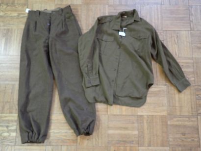 Uniforme d’un capitaine en Algérie. Blouson...