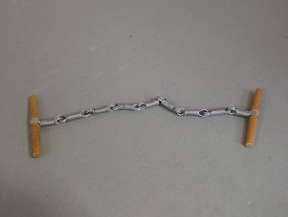 Poucette de gendarme en acier. Sans cadenas....