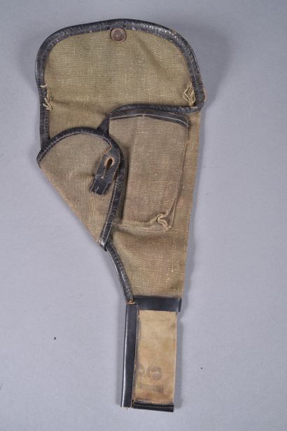 Etui de pistolet ersatz en toile verte gansée...