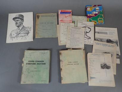 6 brochures sur l’armée de libération 1944-1945...
