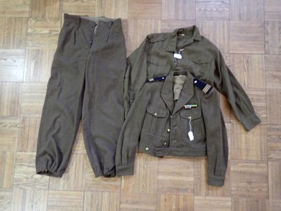 Uniforme d’un capitaine en Algérie. Blouson...