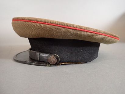 Casquette soviétique de tankiste en drap...