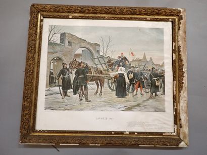D’après P. GROLERON « Janville 1870 « Chromolithographie...