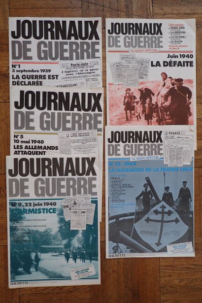 Lot de journaux/revues sur la Seconde Guerre...
