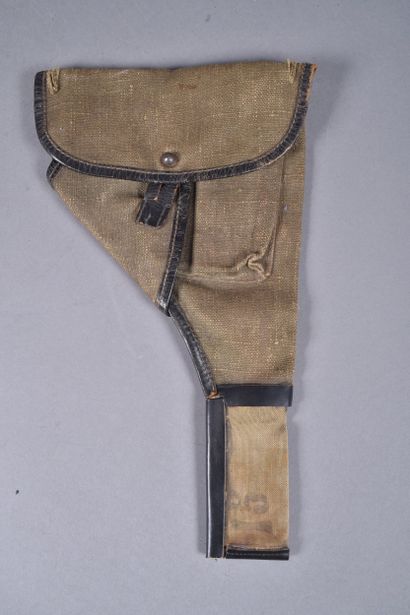 Etui de pistolet ersatz en toile verte gansée...