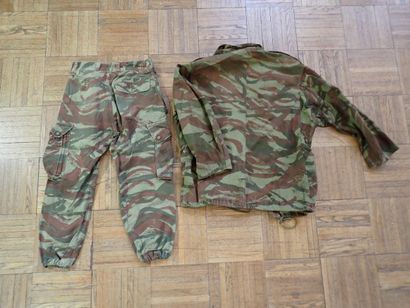 Tenue TAP 47-56 en toile camouflée. Veste...