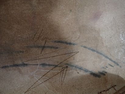 Etui en cuir fauve pour revolver Nagant modèle...