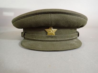 Casquette soviétique entièrement en drap...