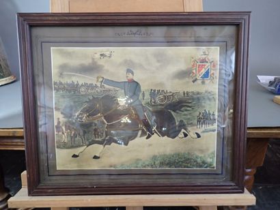 Souvenir de service militaire de l’artilleur...