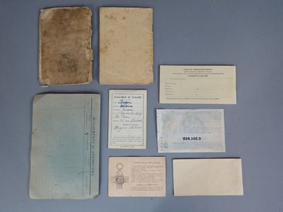 Lot de documents concernant Antoine Bagou...
