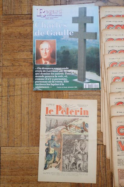 Lot de journaux/revues sur la Seconde Guerre...