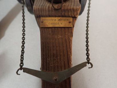 Collection de 15 canons miniatures dont Gribeauval,...