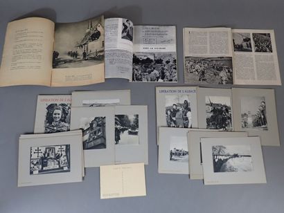 6 brochures sur l’armée de libération 1944-1945...