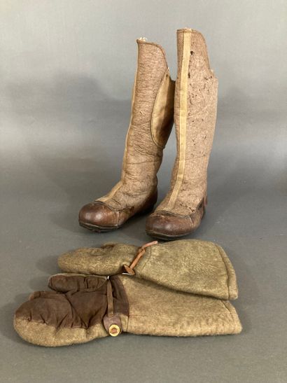 Gants d’hiver japonais 2e guerre mondiale...