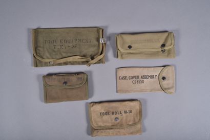 US- 5 trousses en toile pour outils ou pièces...
