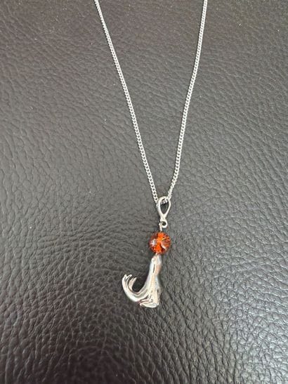 Chaîne à maille gourmette en argent 925‰,...
