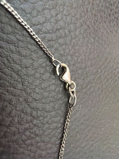 Chaîne à maille gourmette en argent 925‰,...