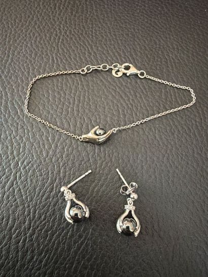 JOURDAN - Lot de bijoux en argent 925‰ comprenant...