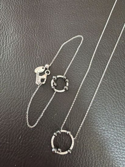 JOURDAN - Lot de bijoux en argent 925‰ comprenant...