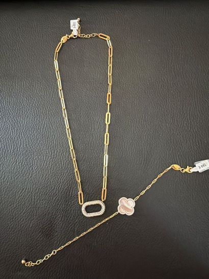 CHARLES GARNIER - Lot de bijoux en vermeil...