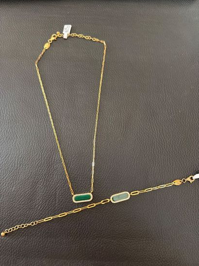 CHARLES GARNIER - Lot de bijoux en vermeil...