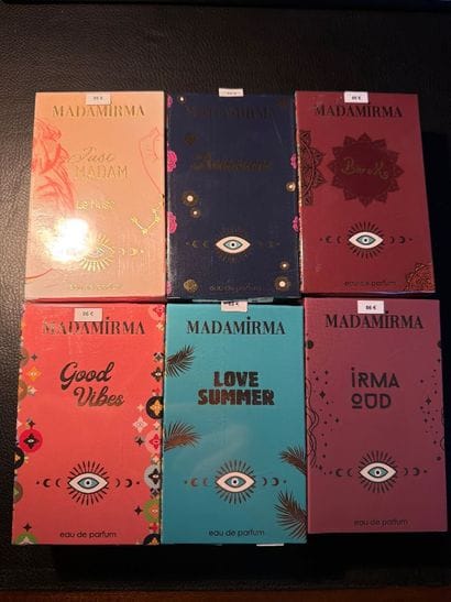 MADAMIRMA - Lot de 6 flacons d’eau de parfum...