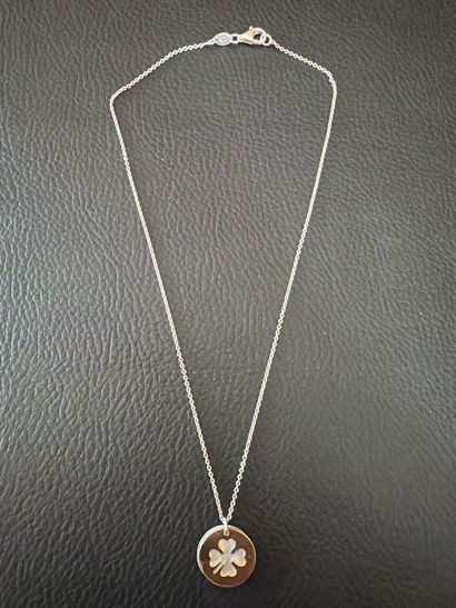 JOURDAN - Chaîne en argent 925‰, pendentif...